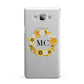 Bee Sunflower Wreath Personalised Initials Samsung Galaxy A7 2015 Case