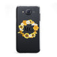 Bee Sunflower Wreath Personalised Initials Samsung Galaxy J5 Case