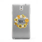Bee Sunflower Wreath Personalised Initials Samsung Galaxy Note 3 Case