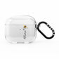 Bee in Flight Personalised Name AirPods Clear Case 3rd Gen