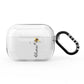 Bee in Flight Personalised Name AirPods Pro Clear Case