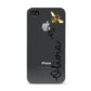 Bee in Flight Personalised Name Apple iPhone 4s Case