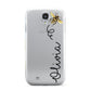 Bee in Flight Personalised Name Samsung Galaxy S4 Case