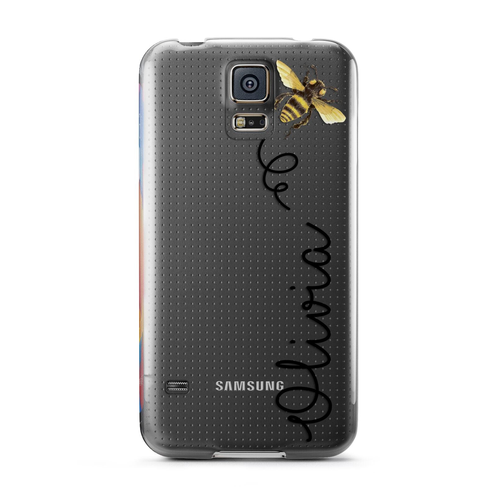 Bee in Flight Personalised Name Samsung Galaxy S5 Case