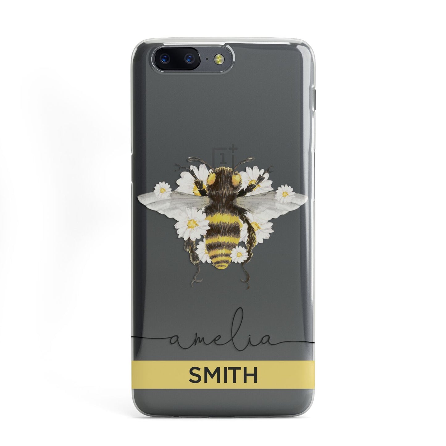 Bees Daisies Personalised Names OnePlus Case