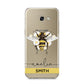 Bees Daisies Personalised Names Samsung Galaxy A5 2017 Case on gold phone