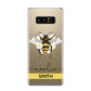 Bees Daisies Personalised Names Samsung Galaxy Note 8 Case