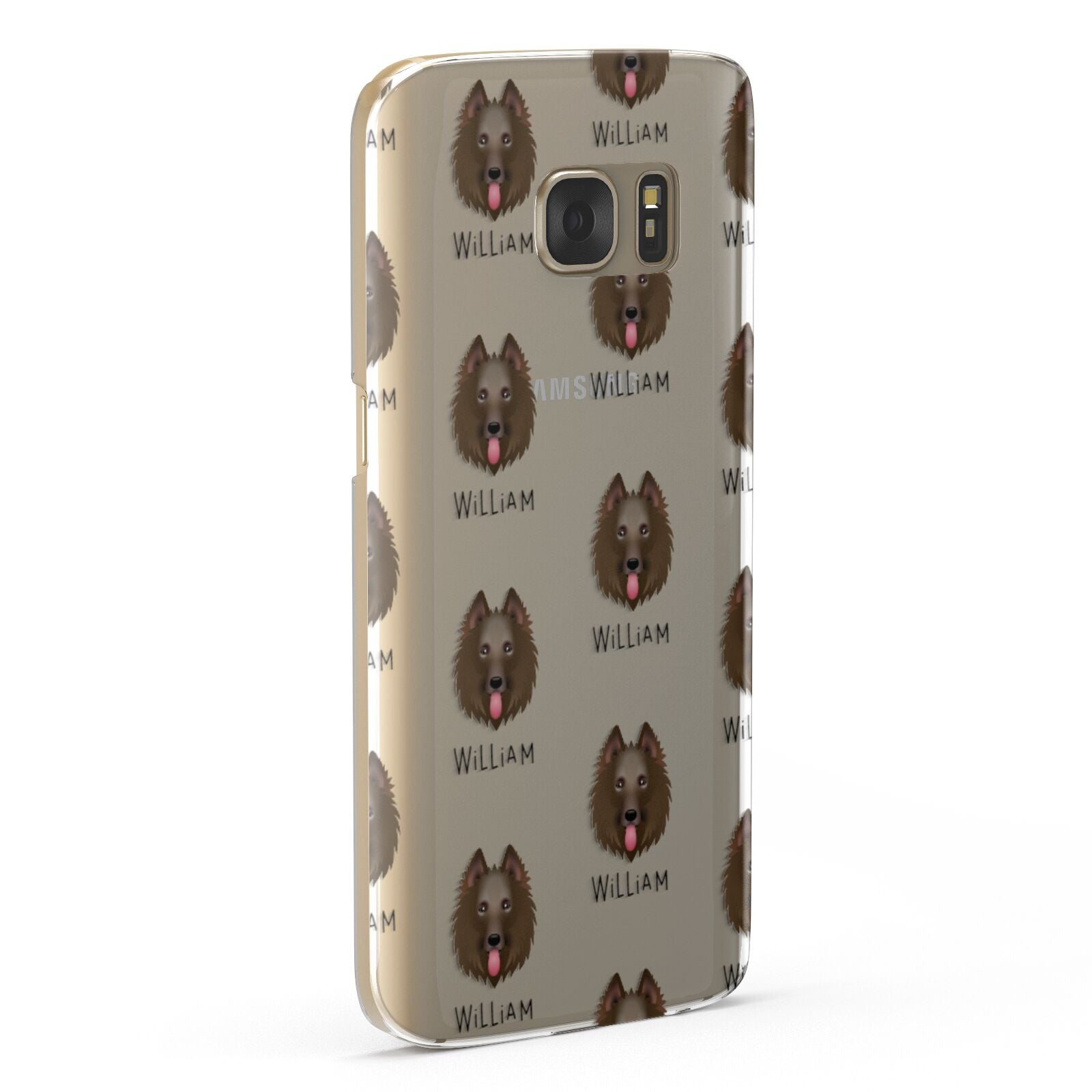 Belgian Groenendael Icon with Name Samsung Galaxy Case Fourty Five Degrees