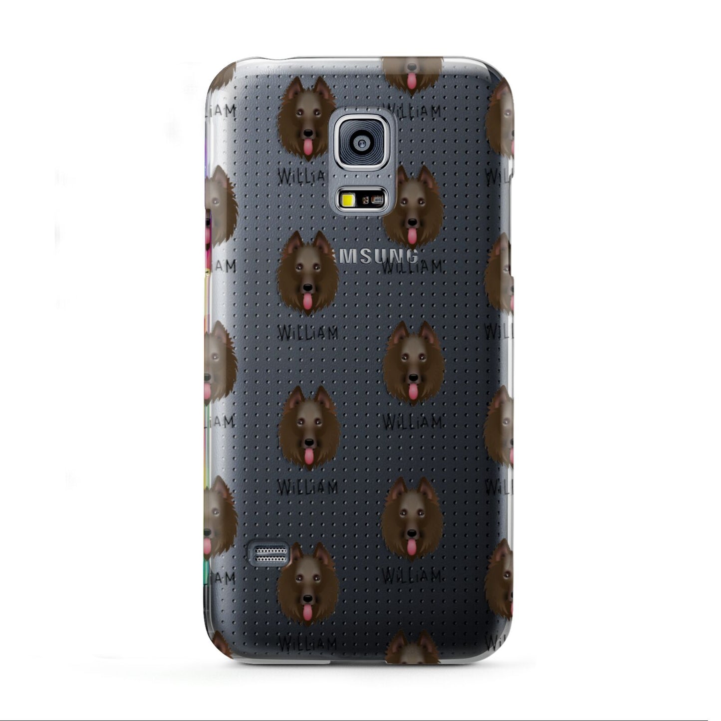 Belgian Groenendael Icon with Name Samsung Galaxy S5 Mini Case