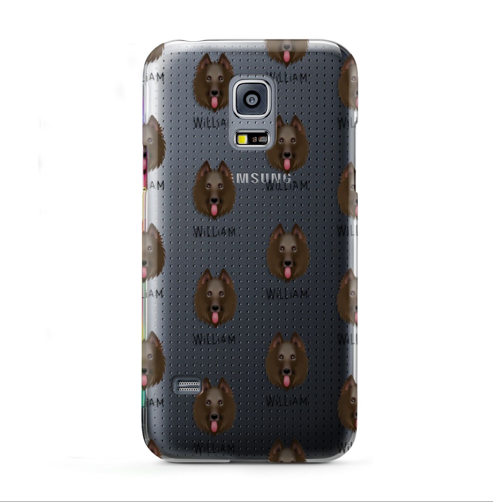 Belgian Groenendael Icon with Name Samsung Galaxy S5 Mini Case