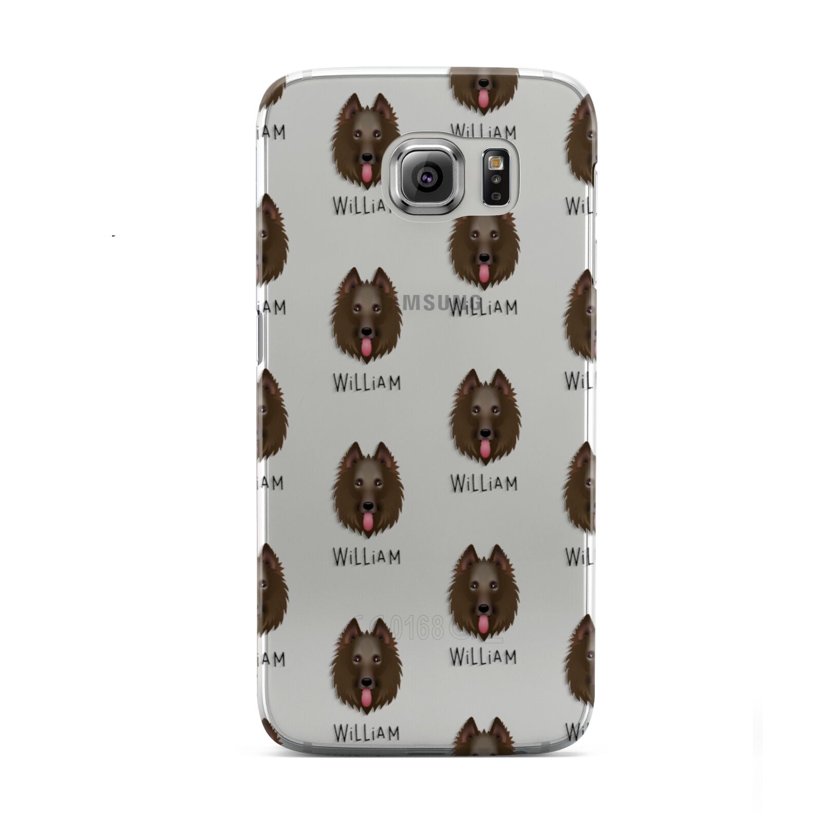 Belgian Groenendael Icon with Name Samsung Galaxy S6 Case