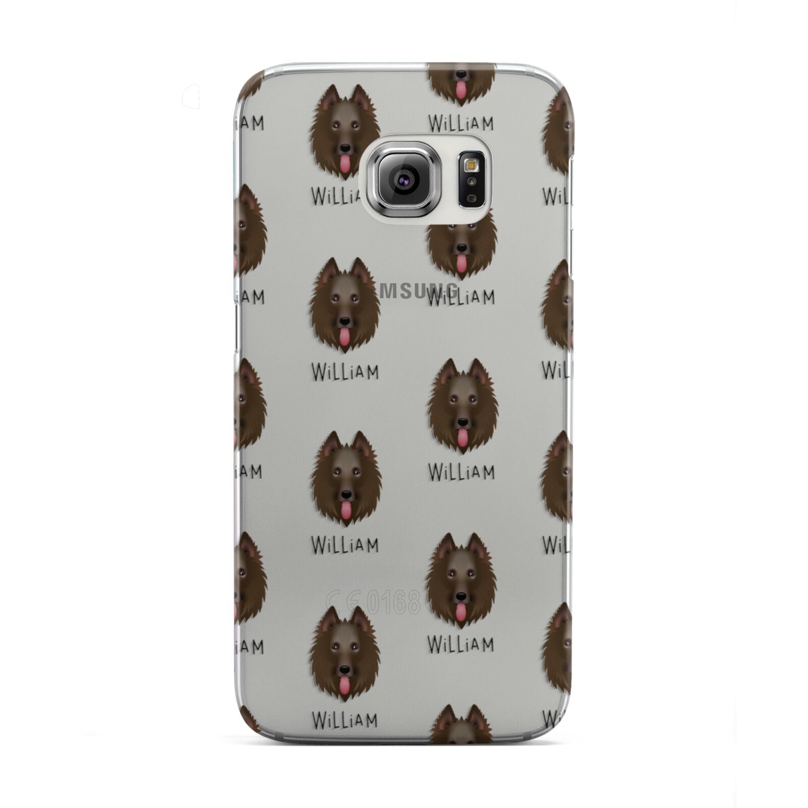 Belgian Groenendael Icon with Name Samsung Galaxy S6 Edge Case