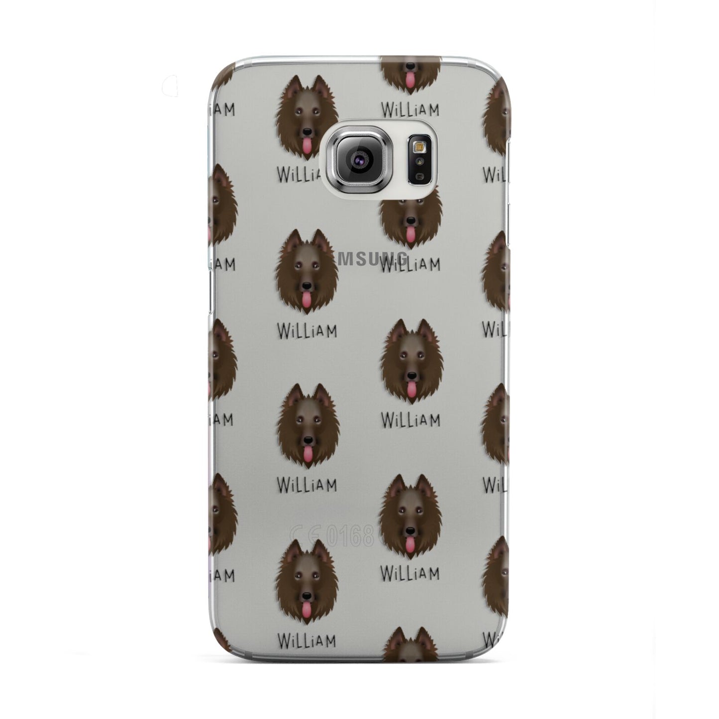 Belgian Groenendael Icon with Name Samsung Galaxy S6 Edge Case