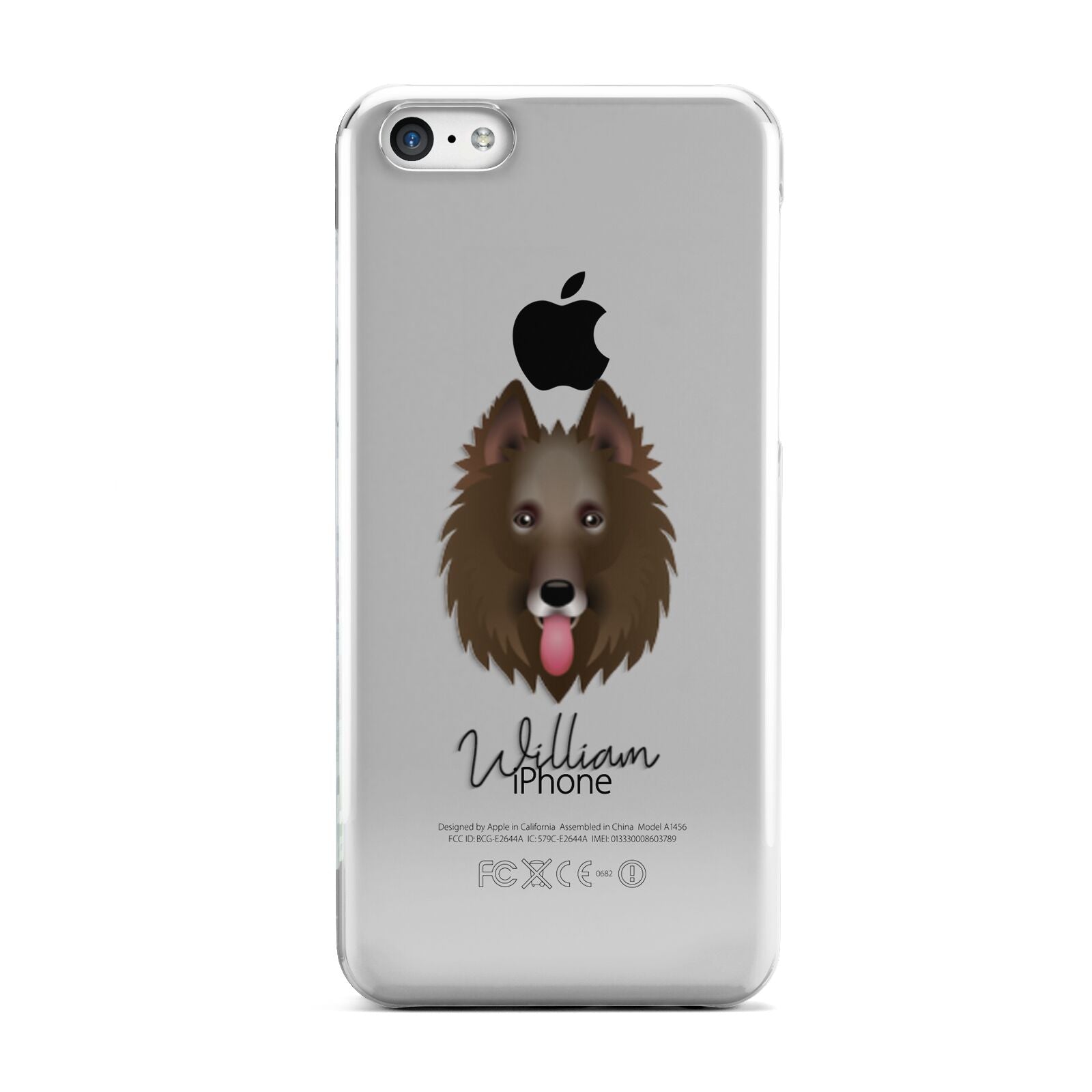Belgian Groenendael Personalised Apple iPhone 5c Case