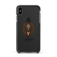 Belgian Groenendael Personalised Apple iPhone Xs Max Impact Case Black Edge on Black Phone