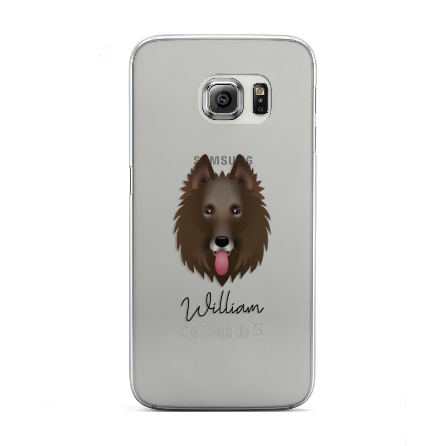 Belgian Groenendael Personalised Samsung Galaxy S6 Edge Case