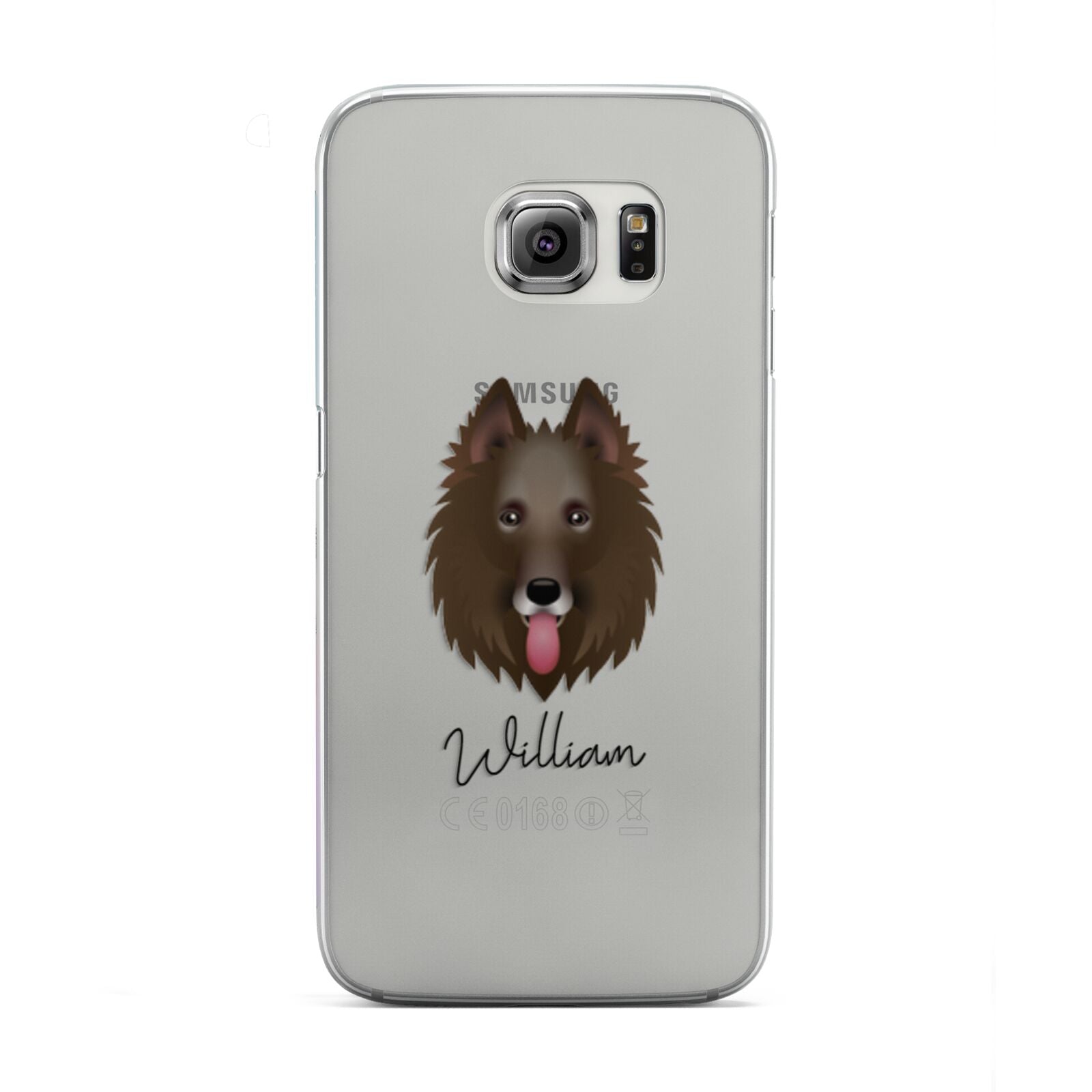 Belgian Groenendael Personalised Samsung Galaxy S6 Edge Case