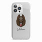 Belgian Groenendael Personalised iPhone 13 Pro TPU Impact Case with White Edges