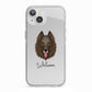 Belgian Groenendael Personalised iPhone 13 TPU Impact Case with White Edges