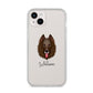 Belgian Groenendael Personalised iPhone 14 Plus Clear Tough Case Starlight