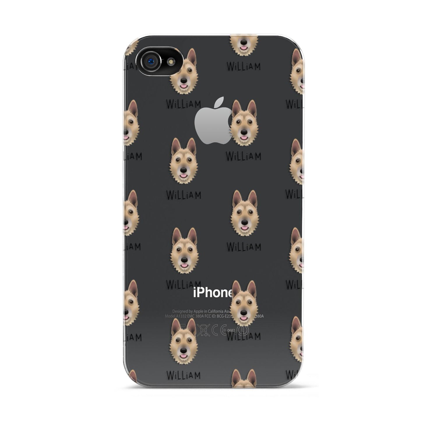 Belgian Laekenois Icon with Name Apple iPhone 4s Case