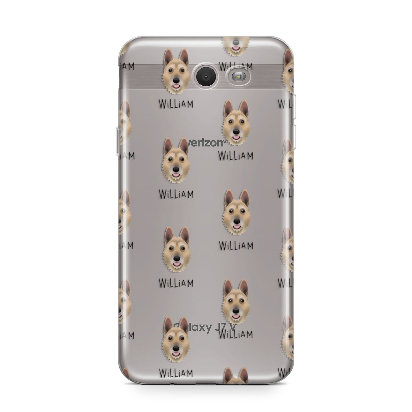 Belgian Laekenois Icon with Name Samsung Galaxy J7 2017 Case