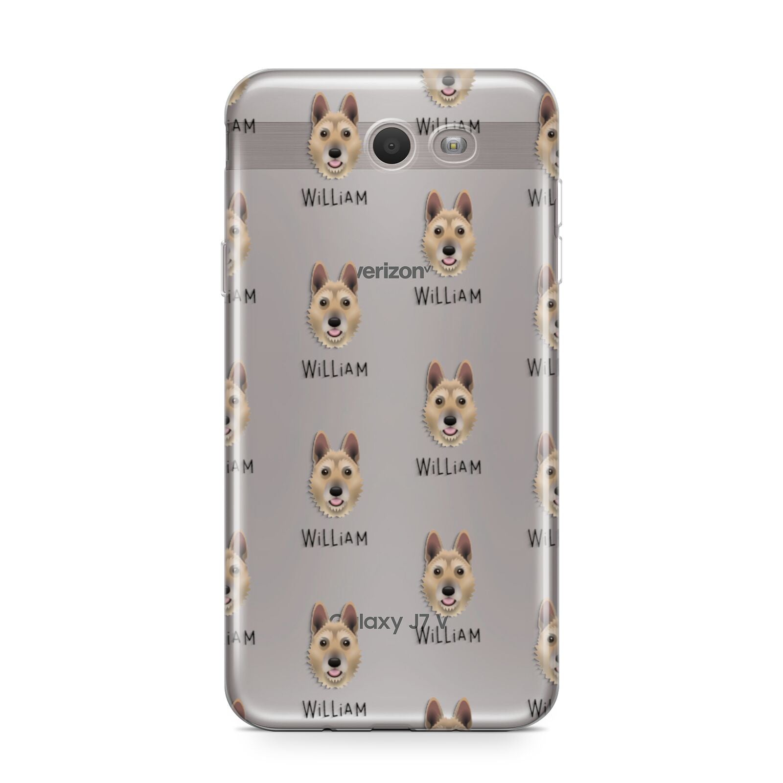 Belgian Laekenois Icon with Name Samsung Galaxy J7 2017 Case