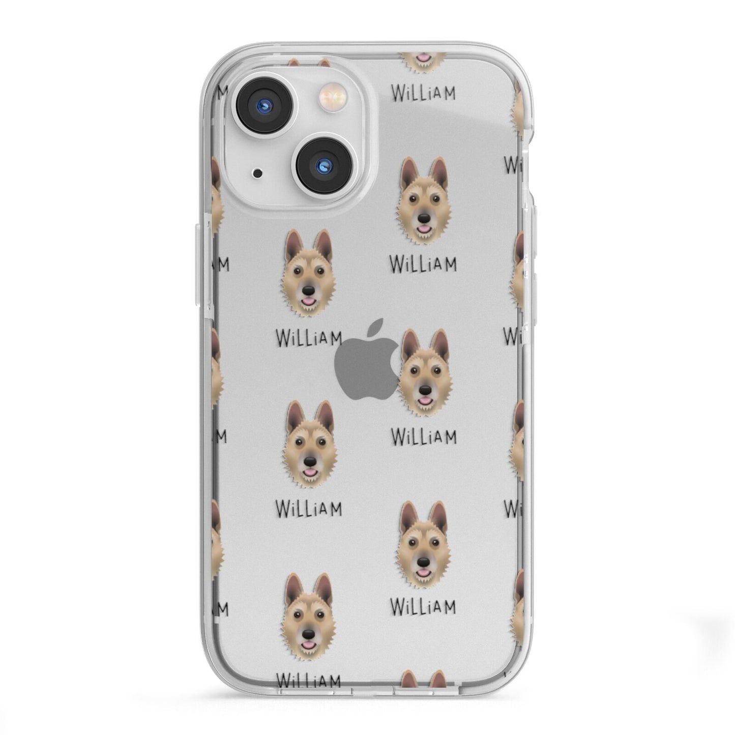 Belgian Laekenois Icon with Name iPhone 13 Mini TPU Impact Case with White Edges