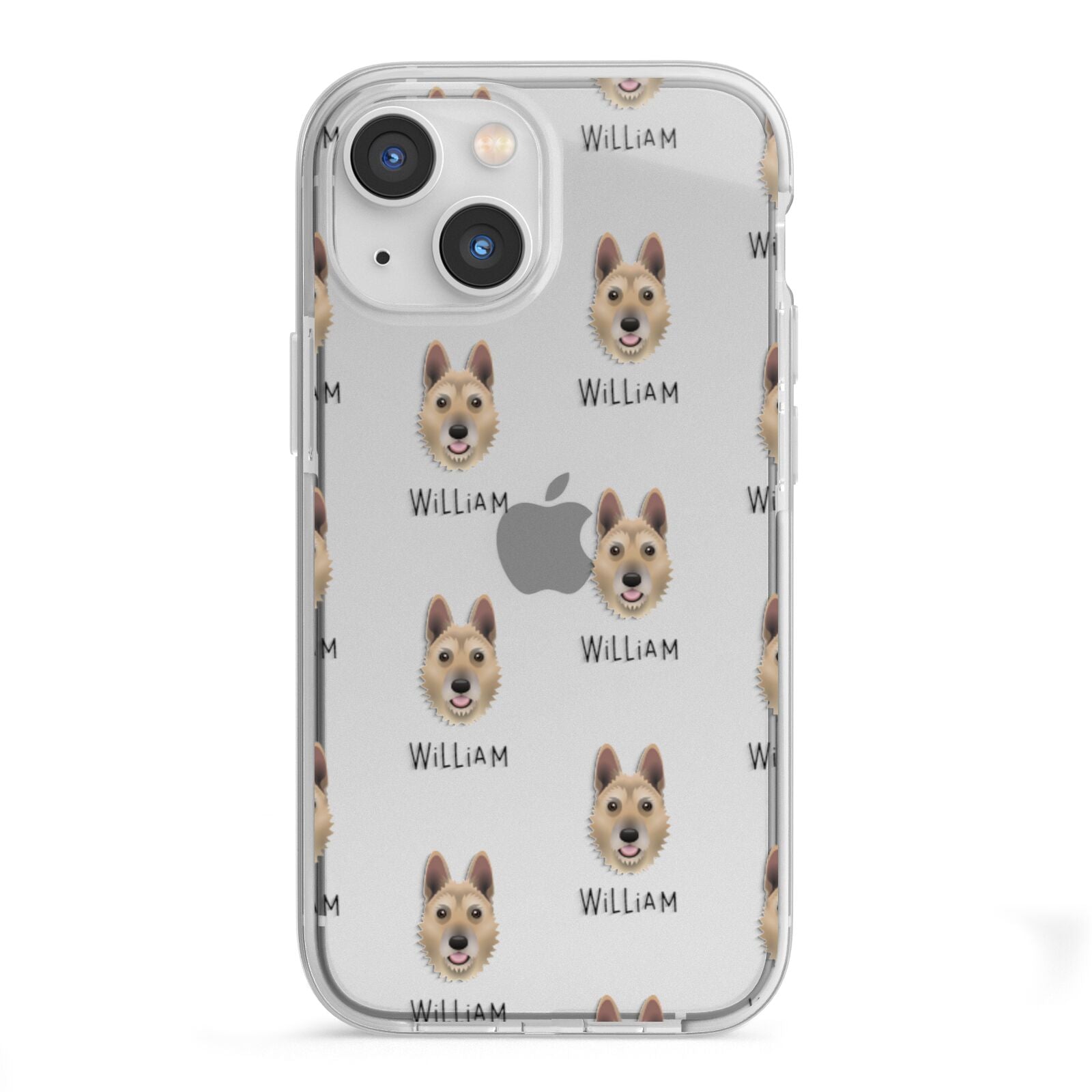 Belgian Laekenois Icon with Name iPhone 13 Mini TPU Impact Case with White Edges