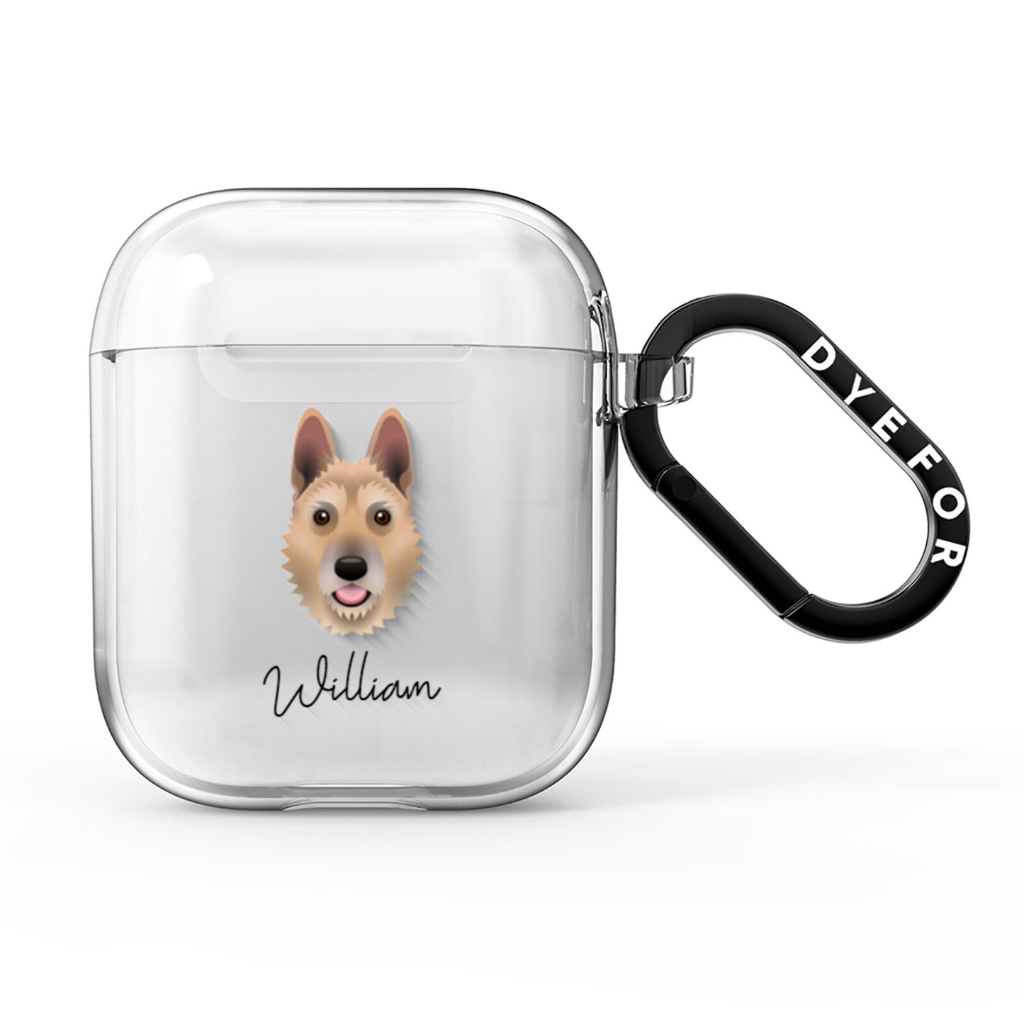 Belgian Laekenois Personalised AirPods Clear Case