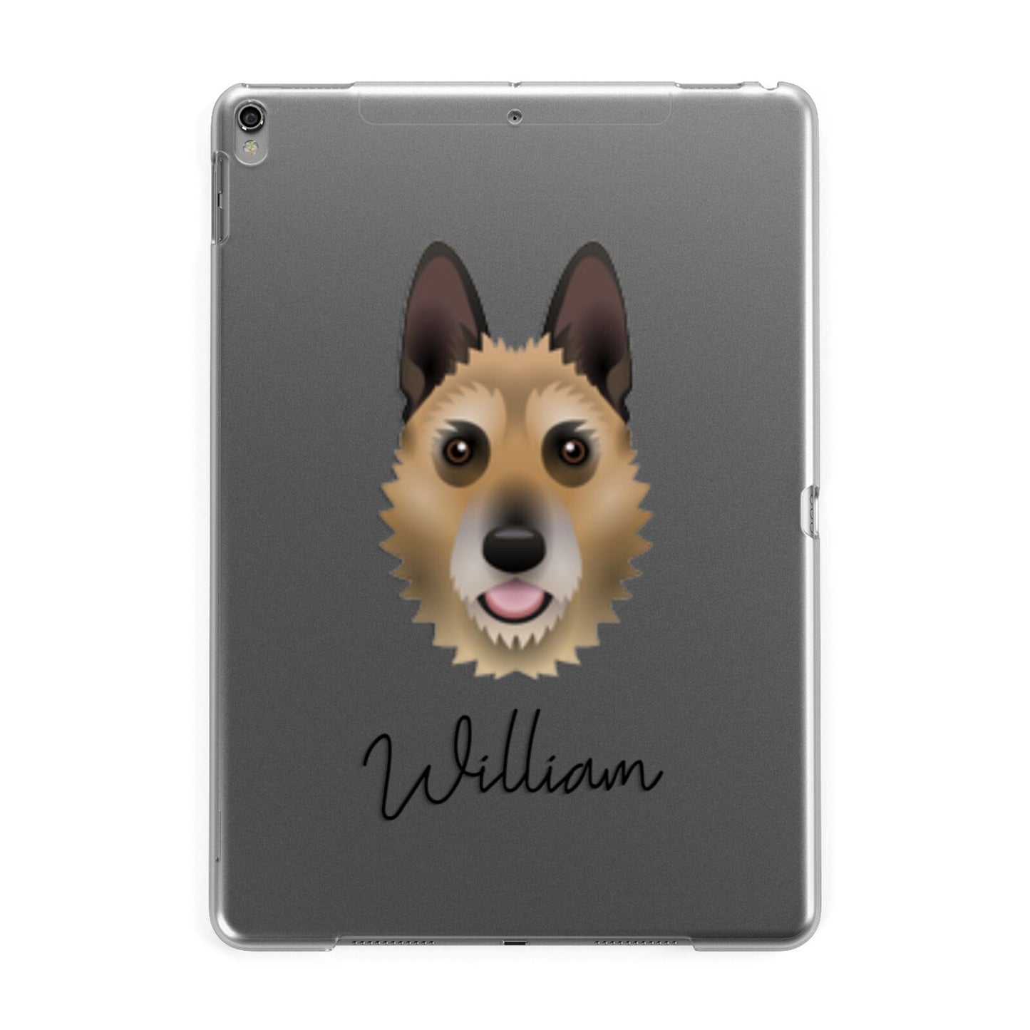 Belgian Laekenois Personalised Apple iPad Grey Case