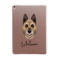 Belgian Laekenois Personalised Apple iPad Rose Gold Case