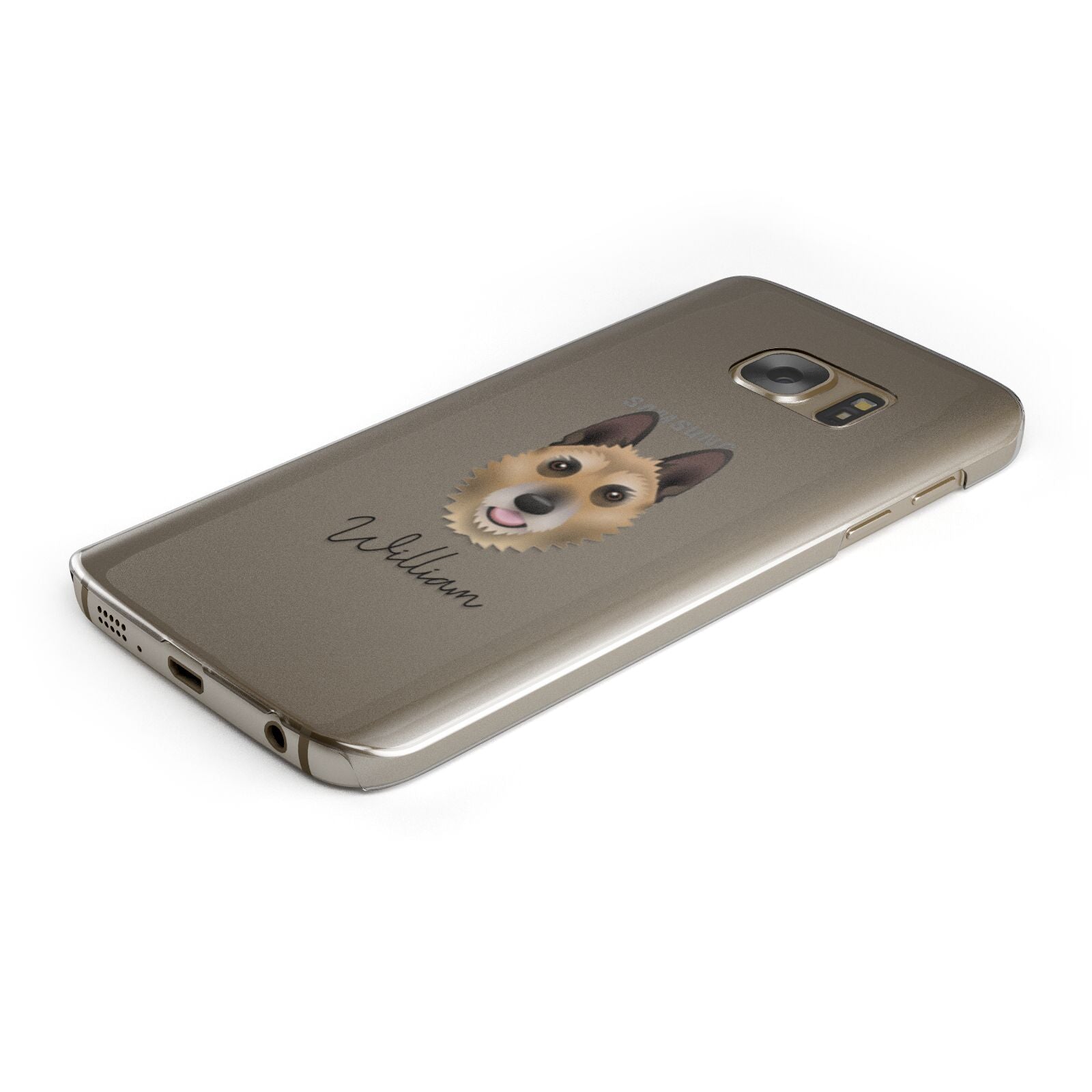 Belgian Laekenois Personalised Samsung Galaxy Case Bottom Cutout