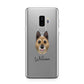 Belgian Laekenois Personalised Samsung Galaxy S9 Plus Case on Silver phone