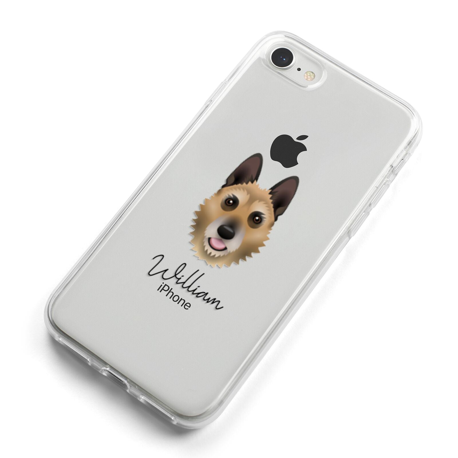 Belgian Laekenois Personalised iPhone 8 Bumper Case on Silver iPhone Alternative Image