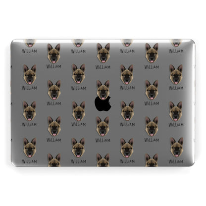 Belgian Malinois Icon with Name Apple MacBook Case