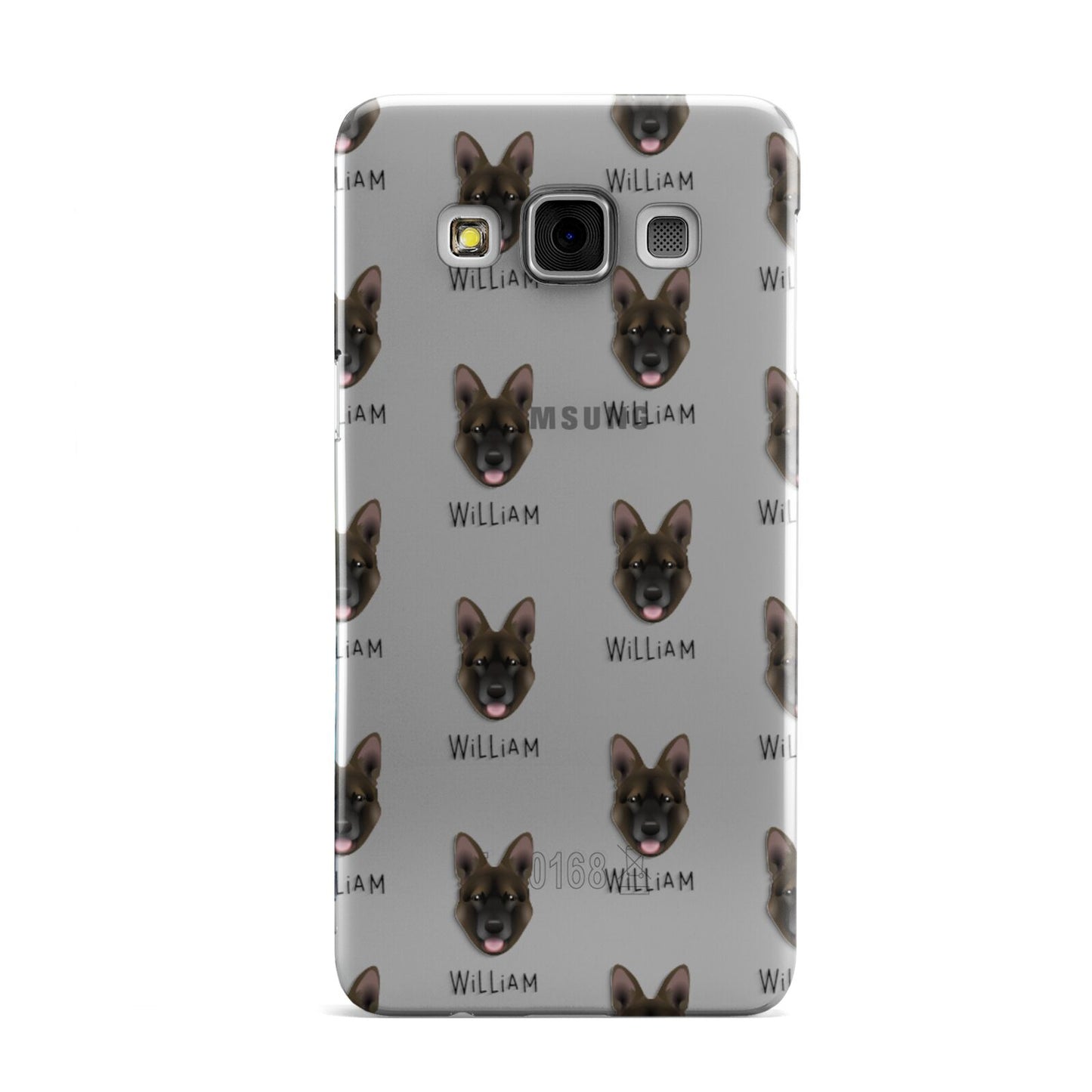 Belgian Malinois Icon with Name Samsung Galaxy A3 Case