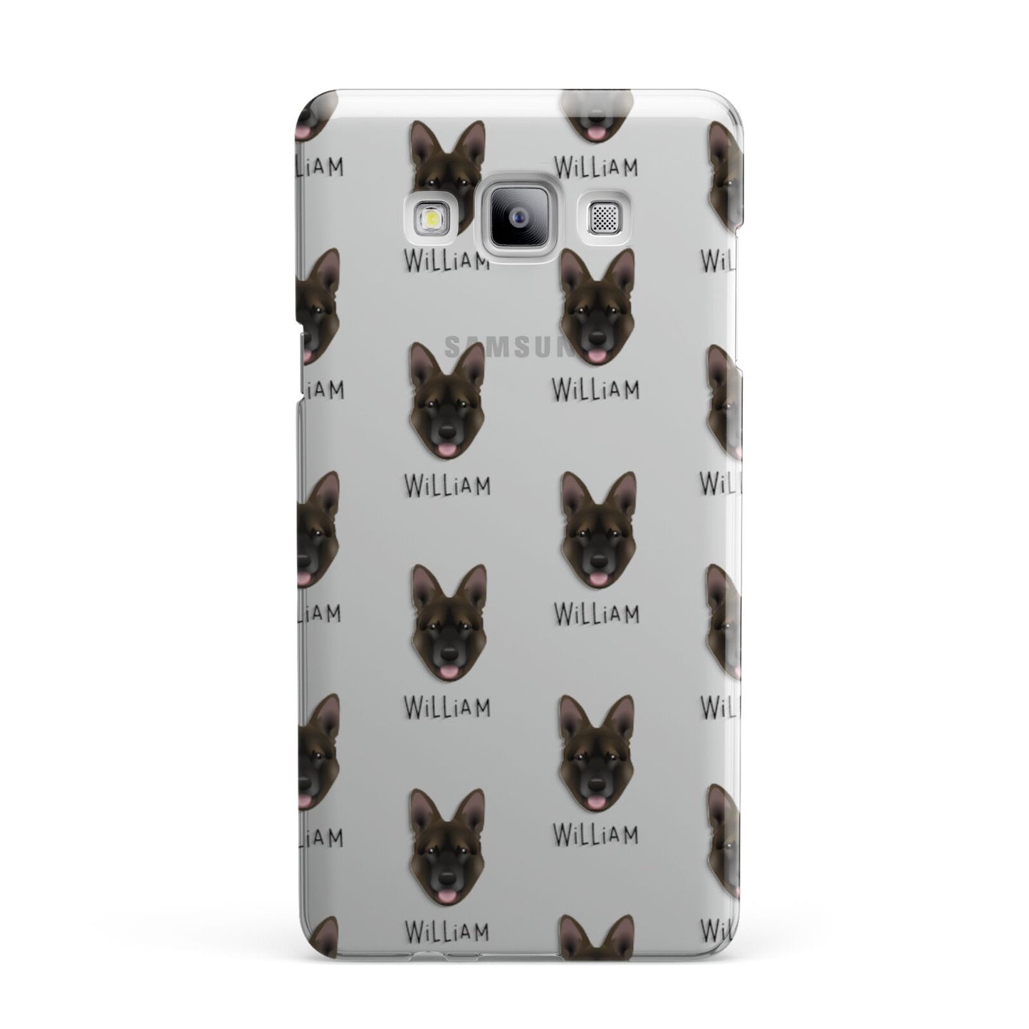 Belgian Malinois Icon with Name Samsung Galaxy A7 2015 Case