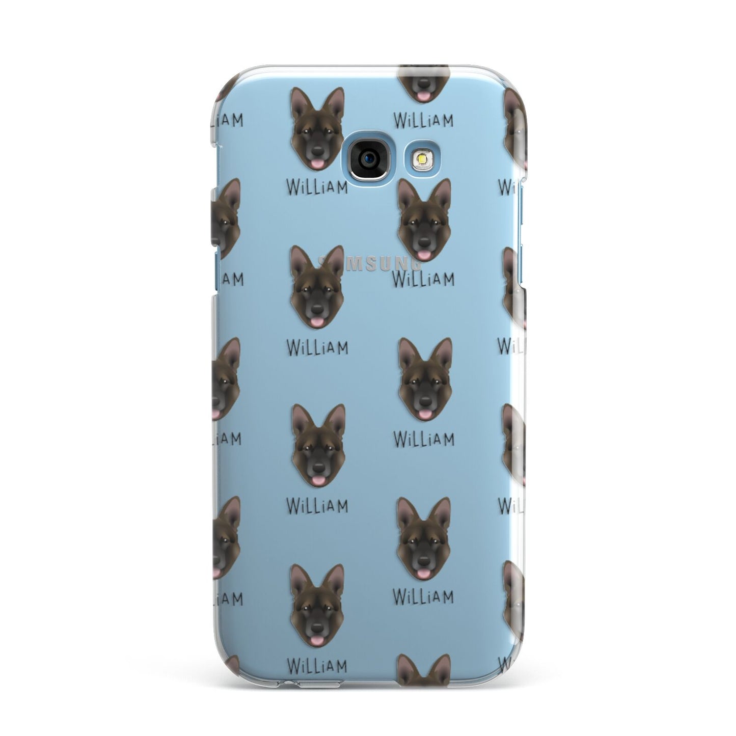 Belgian Malinois Icon with Name Samsung Galaxy A7 2017 Case