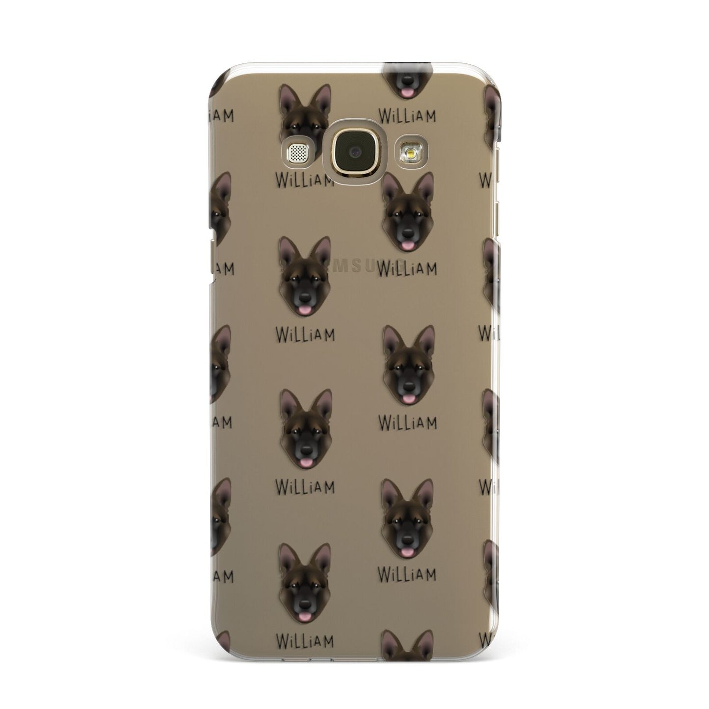 Belgian Malinois Icon with Name Samsung Galaxy A8 Case
