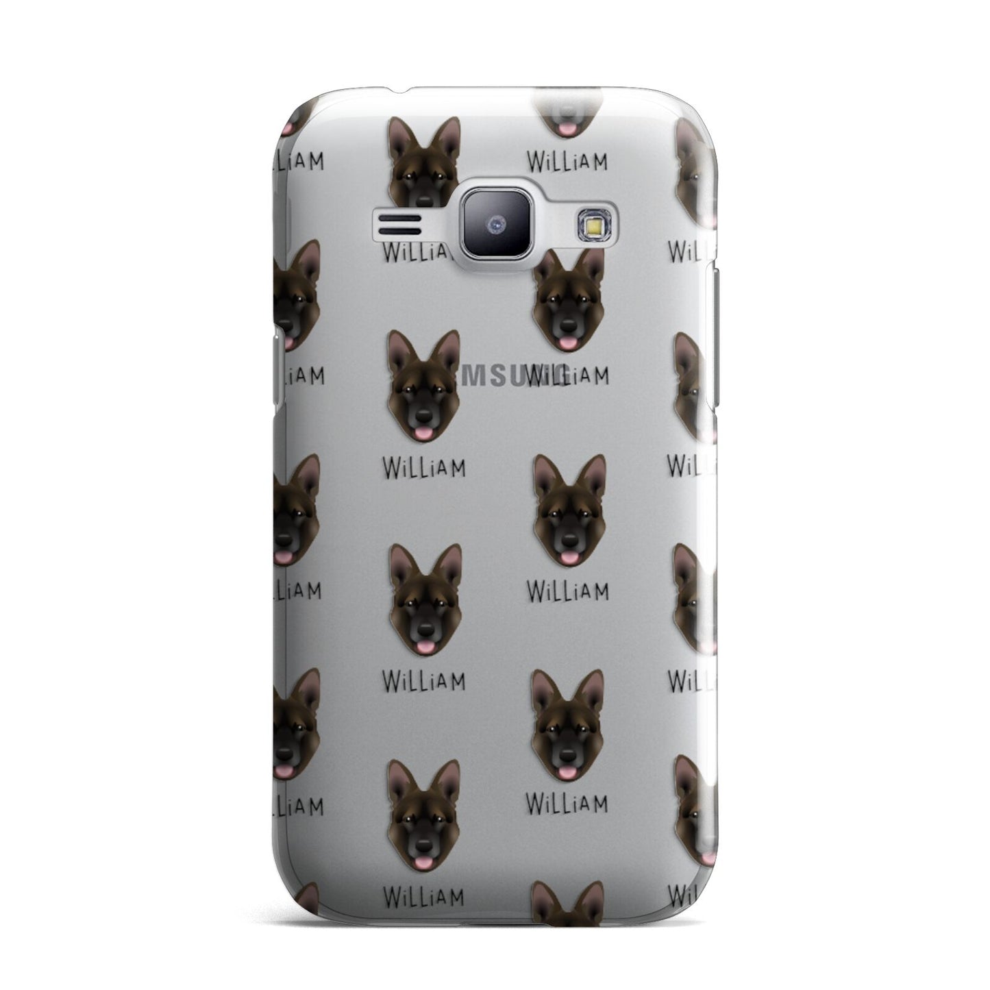 Belgian Malinois Icon with Name Samsung Galaxy J1 2015 Case