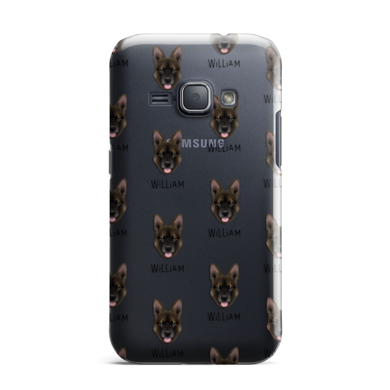 Belgian Malinois Icon with Name Samsung Galaxy J1 2016 Case