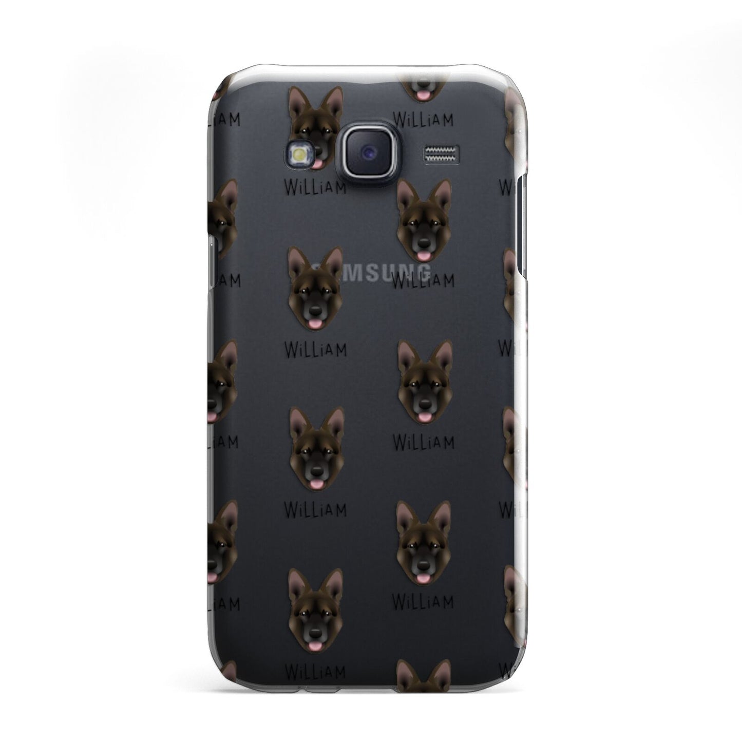 Belgian Malinois Icon with Name Samsung Galaxy J5 Case
