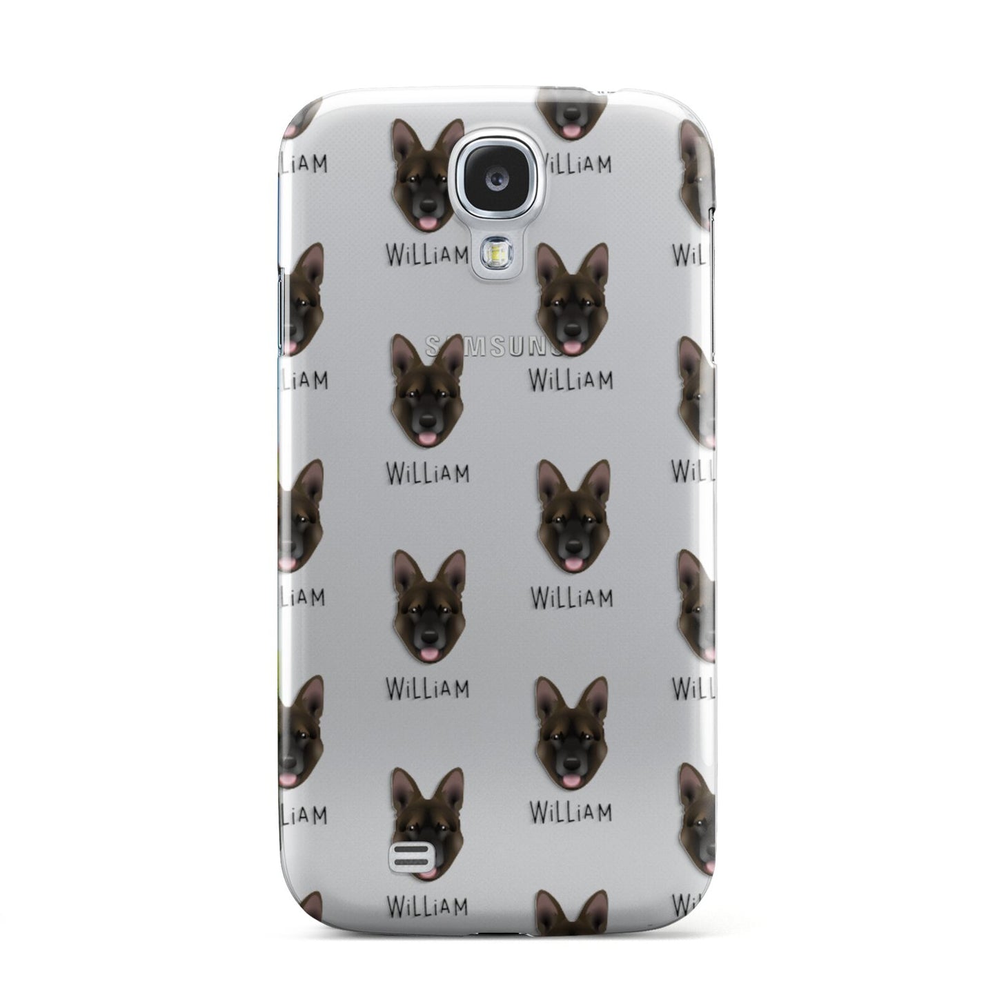 Belgian Malinois Icon with Name Samsung Galaxy S4 Case