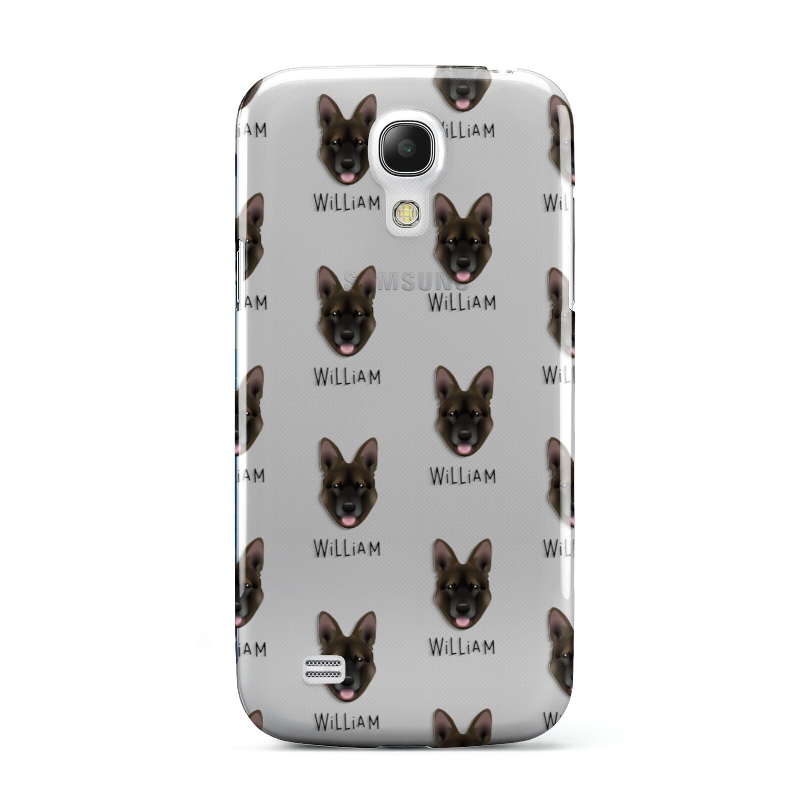 Belgian Malinois Icon with Name Samsung Galaxy S4 Mini Case