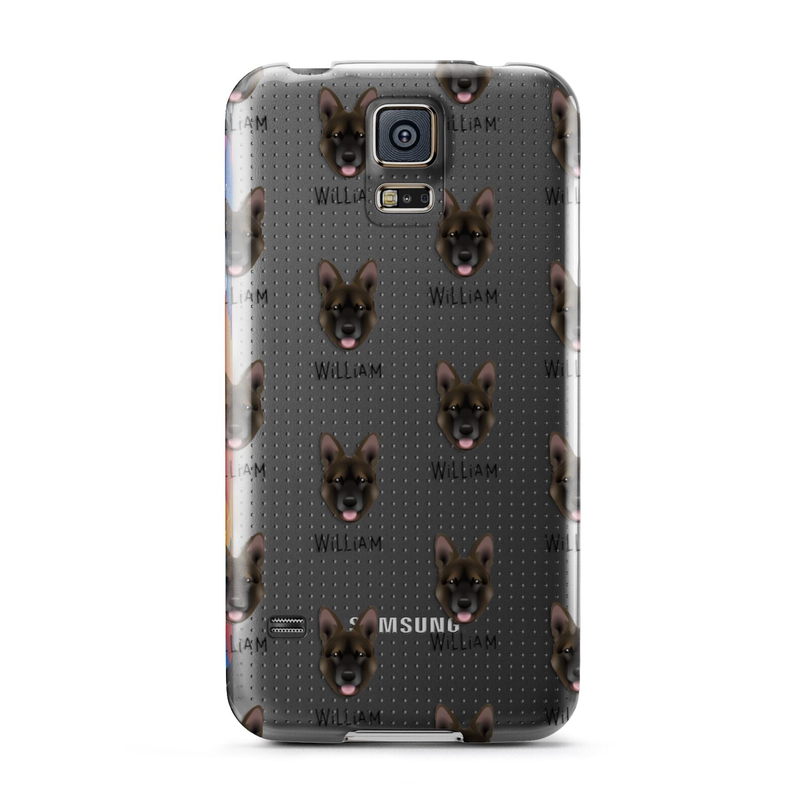 Belgian Malinois Icon with Name Samsung Galaxy S5 Case
