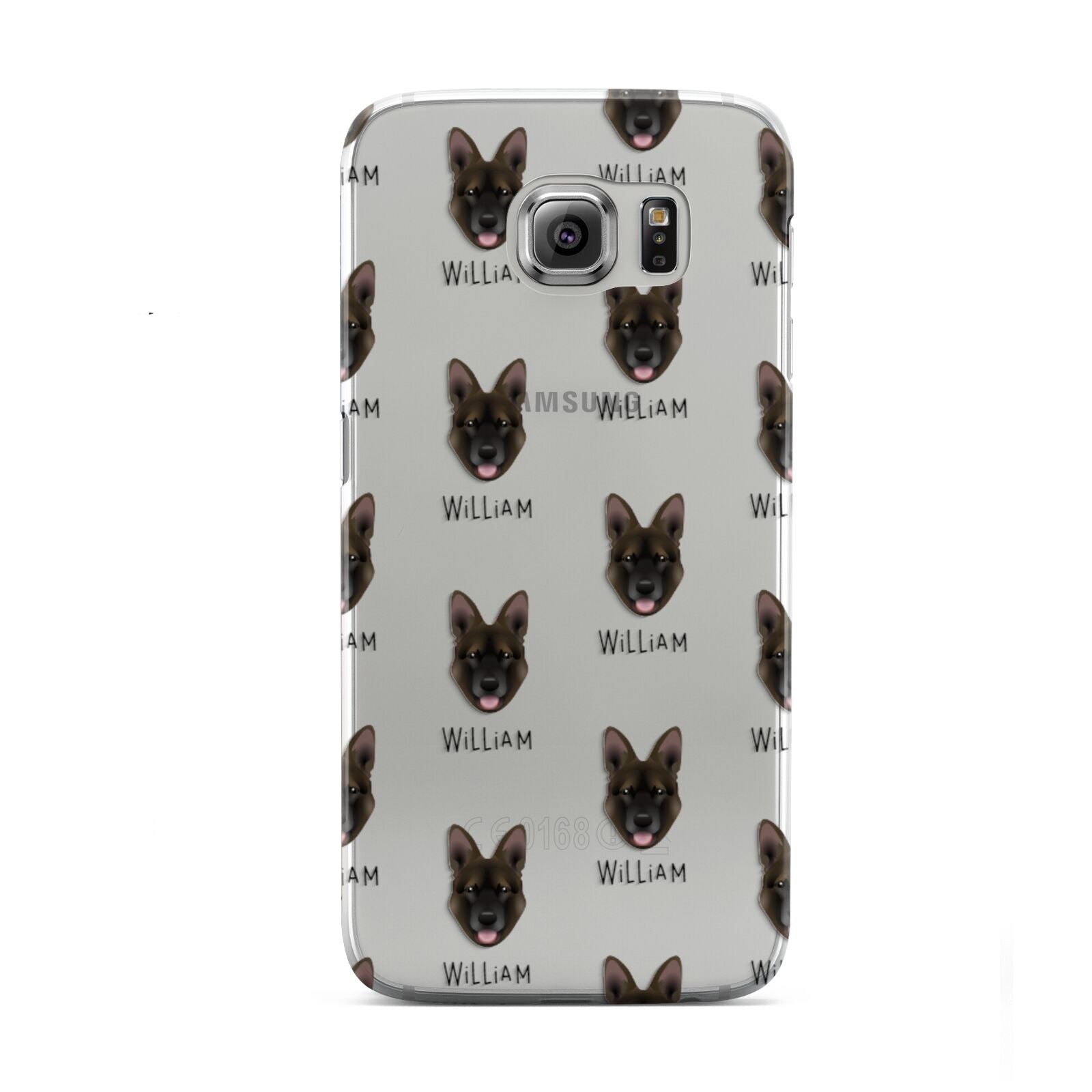 Belgian Malinois Icon with Name Samsung Galaxy S6 Case