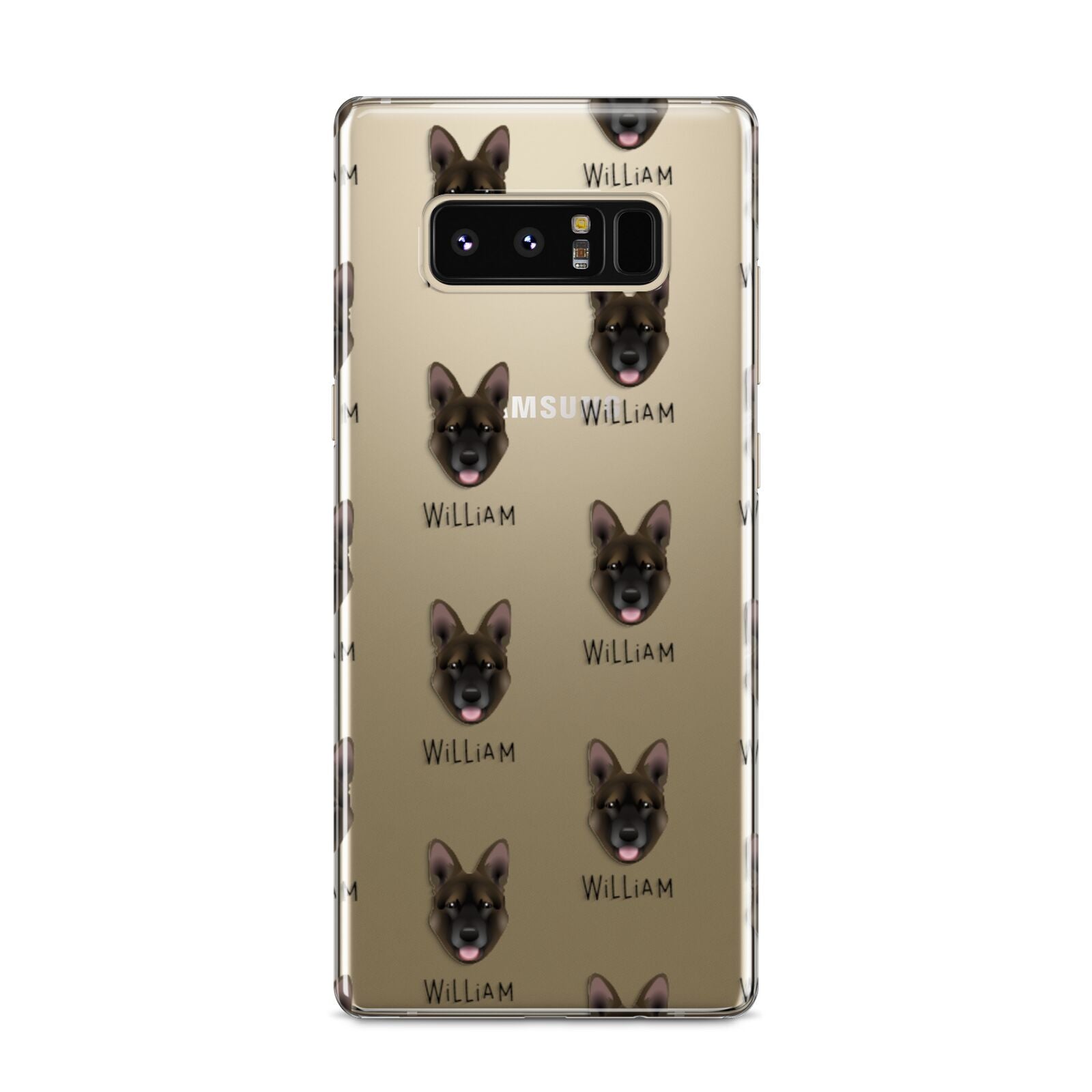 Belgian Malinois Icon with Name Samsung Galaxy S8 Case