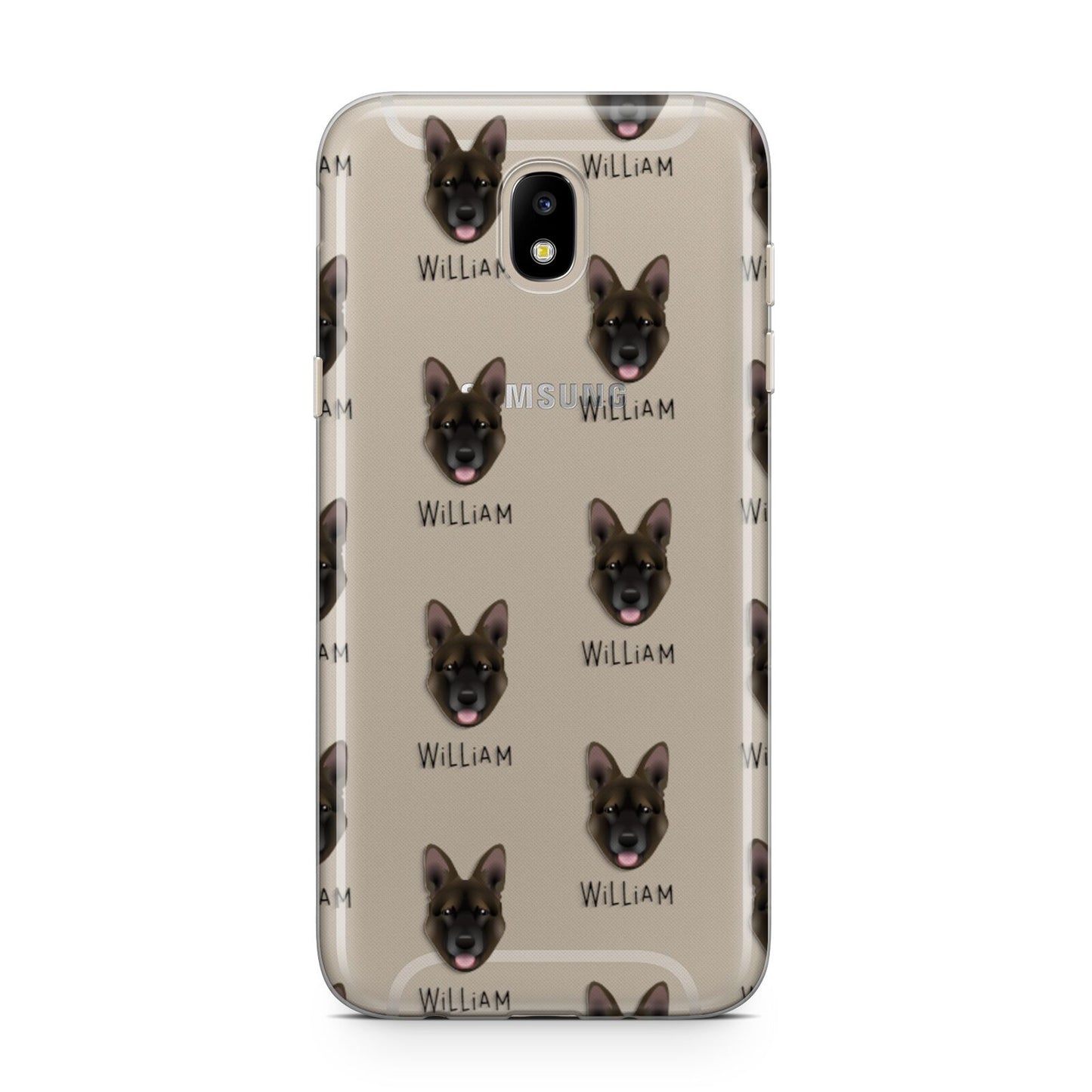 Belgian Malinois Icon with Name Samsung J5 2017 Case