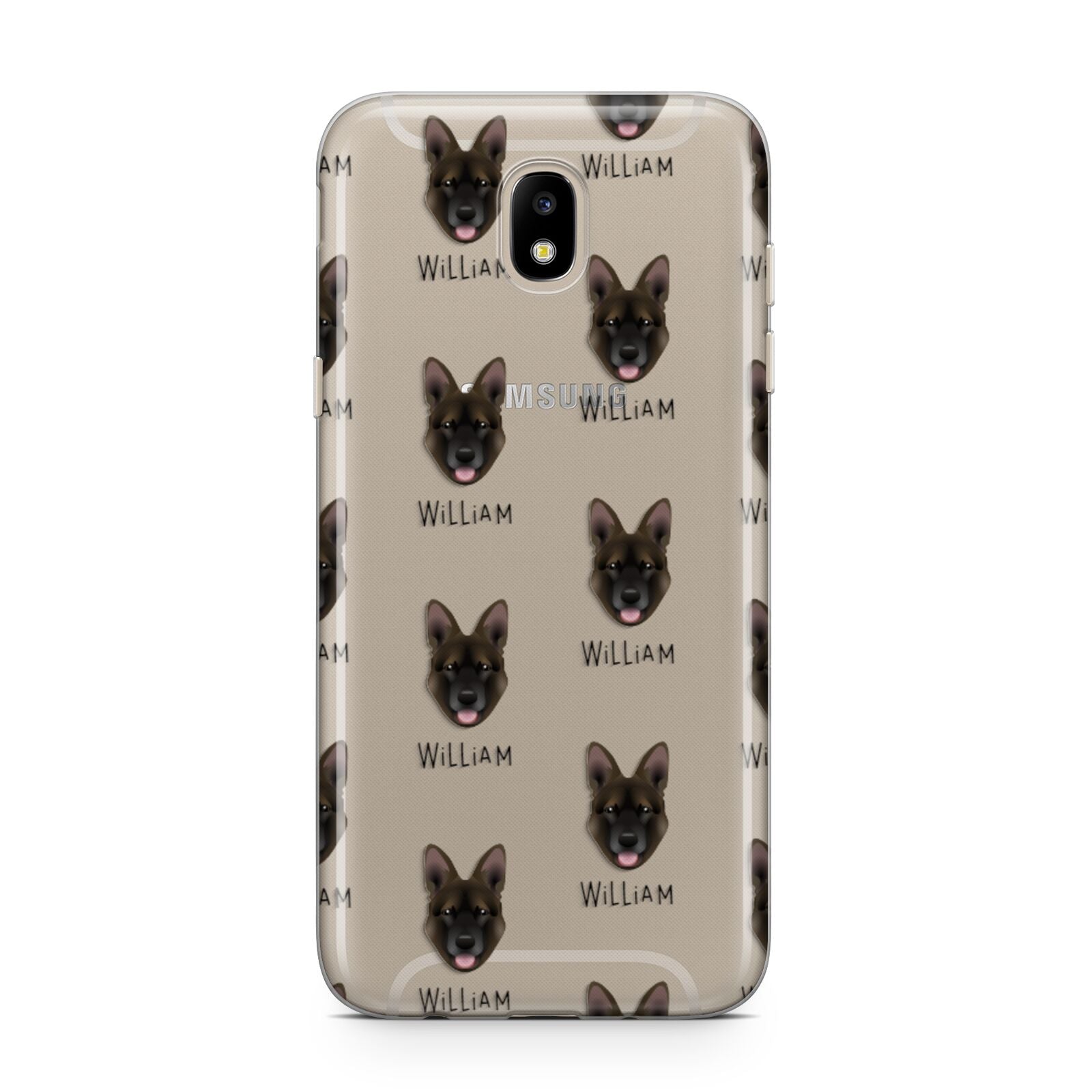 Belgian Malinois Icon with Name Samsung J5 2017 Case